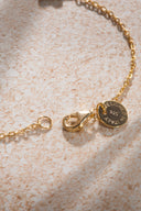 Gold Special cut crystal stone detailed 925 sterling silver shahmeran 49