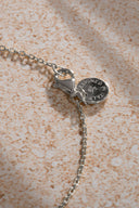 Silver Star and crystal stone detailed 925 sterling silver shahmeran 50