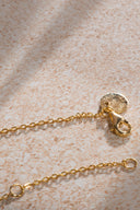 Gold Star and crystal stone detailed 925 sterling silver shahmeran 50