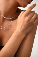 Silver 925 sterling silver shahmeran with sparkling stone detail 51