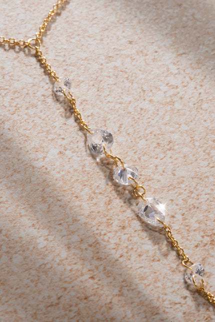 Gold 925 sterling silver shahmeran with sparkling stone detail 51