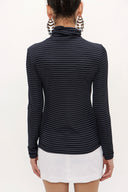 Black Accessory detail  woven  blouse  19665-B