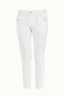 White Cargo pocket  pants 40485