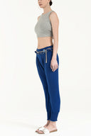Blue Wide cut pants 40534