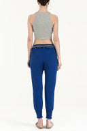 Blue Wide cut pants 40534