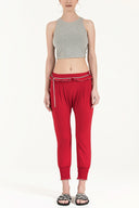 Red Wide cut pants 40534