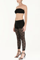 Black Laced leggings 40552