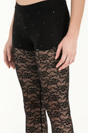 Black Laced leggings 40552