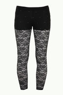 Black Laced leggings 40552