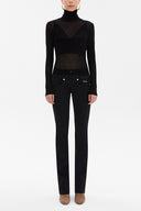Black Pants with metal accessory 40571