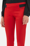 Red Sateen Pants 40588