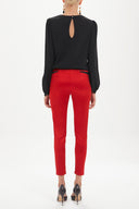 Red Sateen Pants 40588