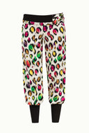 Pars Silk satin wide cut pants 40641