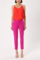 Fuchsia Wide cut pants 40657