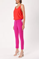 Fuchsia Wide cut pants 40657