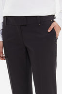Anthracite Wide cut cotton pants 40672