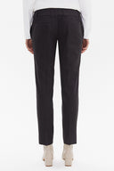 Anthracite Wide cut cotton pants 40672