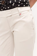 Beige Cotton pants 40677