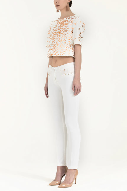 Dar Kesim Pamuk Pantolon 40679