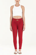 Red Wide cut pants 40682