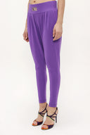 Purple Wide cut pants 40682
