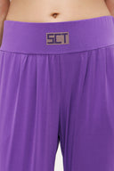 Purple Wide cut pants 40682