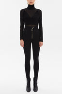 Black Slim fit Pants 40715