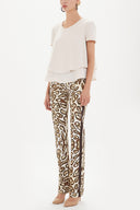 Pars Leopardskin  Printed pants 40764