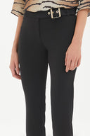 Black Slim fit pedal pushers 40777