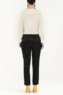 Black Wide cut pants 40887