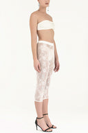 Ecru Laced leggings 40916