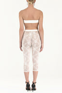 Ecru Laced leggings 40916