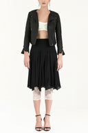 Ecru Laced leggings 40916