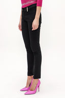 Black Slim fit cotton pants 40932
