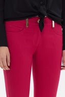 Fuchsia Slim fit cotton pants 40932