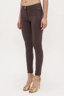 Mink Elastic slim pit pants 41028