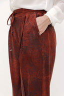 Cinnamon Elastic faux leather pants 41515