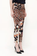 Beige Printed pants 41119