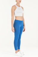 Blue Woven  leggings 41164