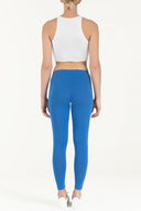Blue Woven  leggings 41164