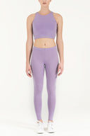 Lilac Woven  leggings 41164