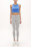 Gray Woven  leggings 41164