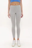 Gray Woven  leggings 41164