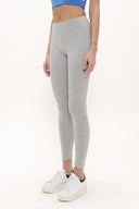 Gray Woven  leggings 41164