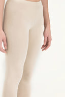 Beige Woven  leggings 41164