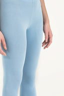 Light Blue Woven  leggings 41164