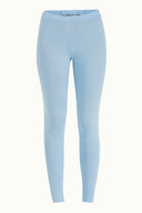Light Blue Woven  leggings 41164