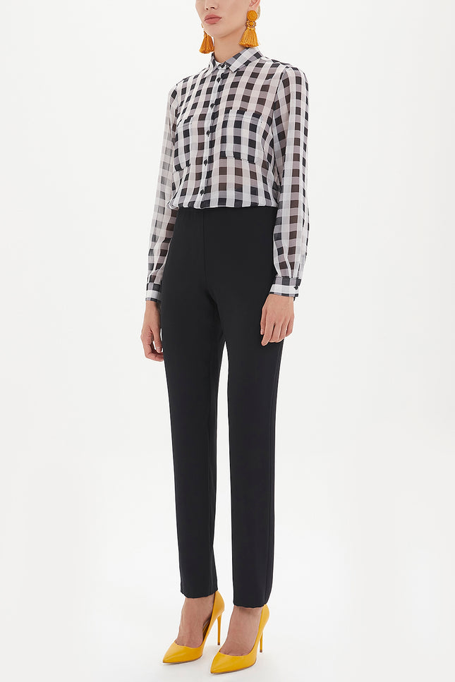 Beli Lastikli Krep Pantolon 41183
