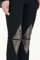 Navy Blue Metal detail  pocket pants 41242