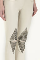 Stone Metal detail  pocket pants 41242